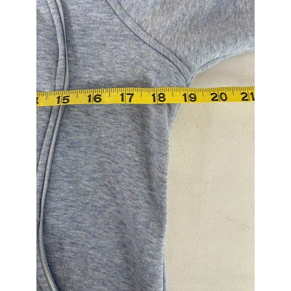 Lululemon Fleece Lined Grey Scuba Hoodie Sweatshirt, Women's Sz 8 - Picture 4 of 4